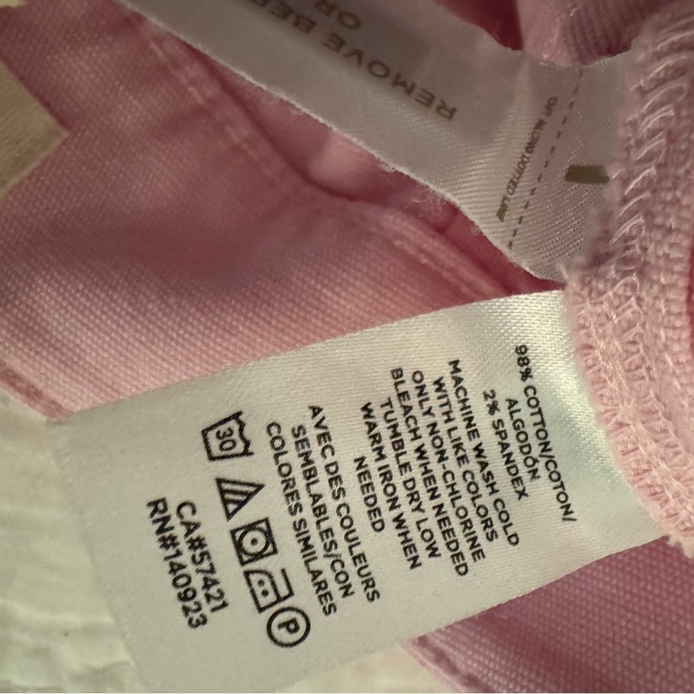 2 pair Loft shorts, size 6 EUC one pink with patch pockets & navy floral Riveria - Picture 7 of 16